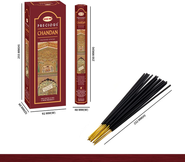 Hem Precious Chandan, 120 Sticks Box