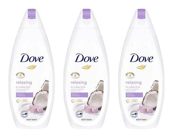 Dove Purely Pampering Coconut Milk with Jasmine Petals Body Wash 500ml Pack of 3