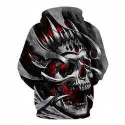 Skull King 3D Hoodie