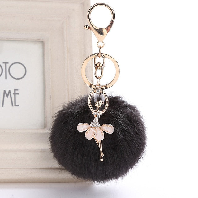 Chaveiro Angel Pompom Keychain