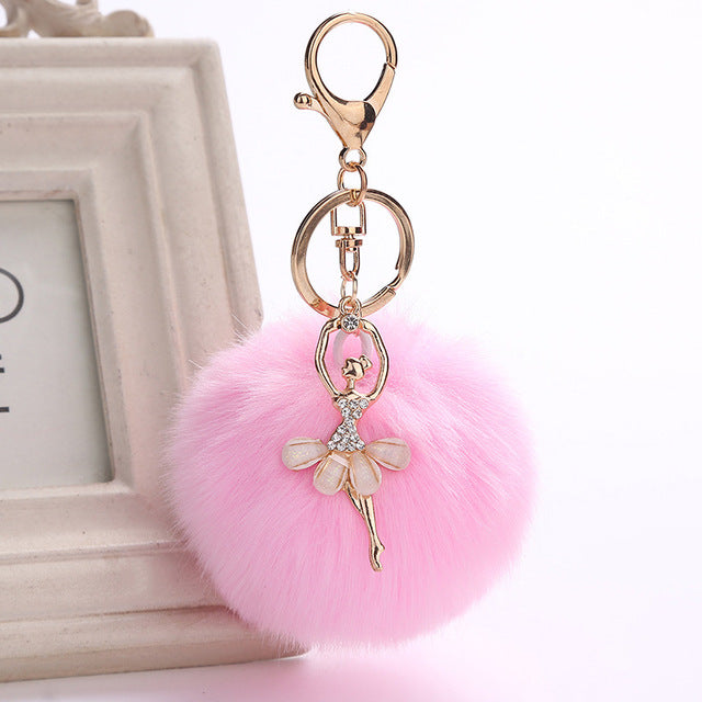 Chaveiro Angel Pompom Keychain