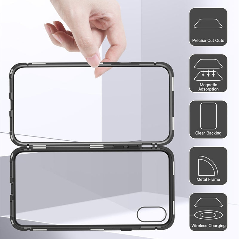 Full Protection Adsorption Case for iPhone