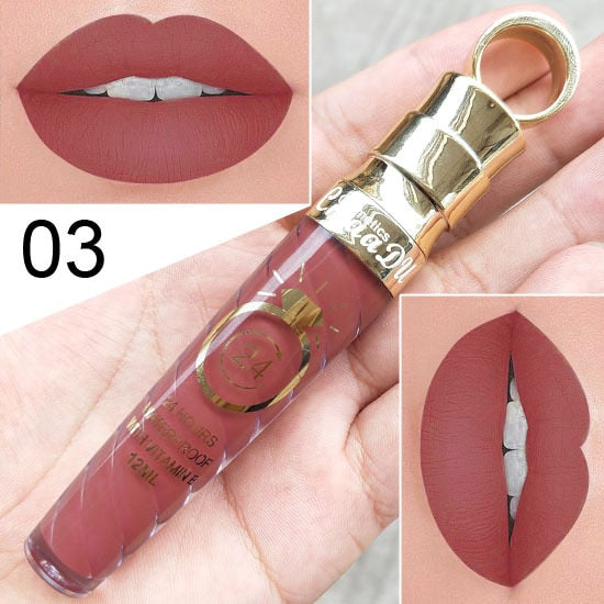 Waterproof Nude Matte Lipstick