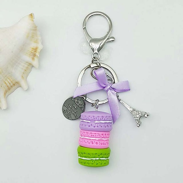 Trendy Cute Cake Keychain